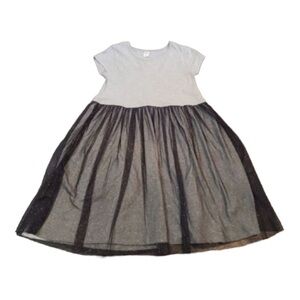 HARPER Canyon Black Sparkly Tulle With Grey Dress Size 7